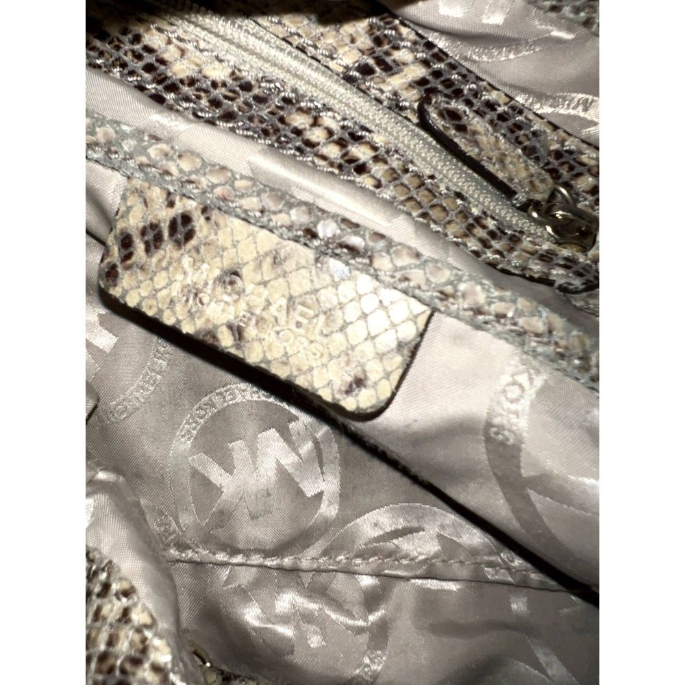 Michael Michael Kors Python Print Hobo Shoulder B… - image 3